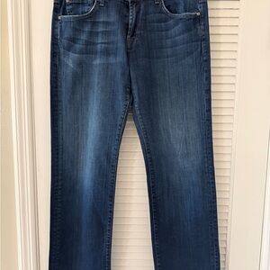 7 For All Mankind Dark Blue Straight Jeans
